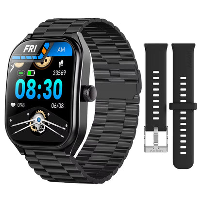 2.01" Curved Screen Smartwatch Men Call Sports Waterproof Wrist Watches Fitness Bracelet Women Watch Clock Smart Watch